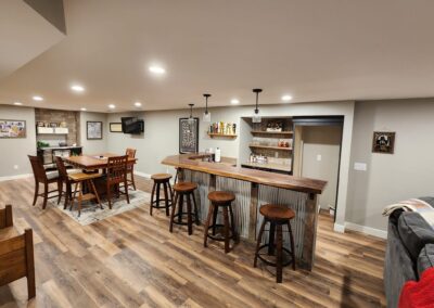 Lower Level – Bar, Laundry, & Rec Room